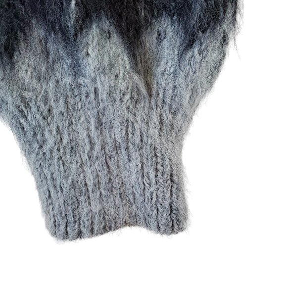 Vintage Fair Isle Alpaca Wool Sweater Women's M Bolivia Knit Handmade Pullover - Picture 9 of 12